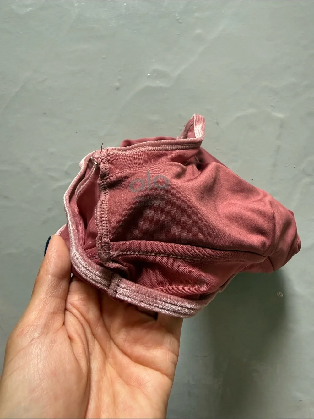 ALO Yoga Luxe Bra in Mauve
